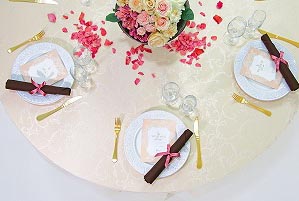 フローラ柄シャンパン