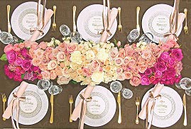 フローラ柄ブラウン